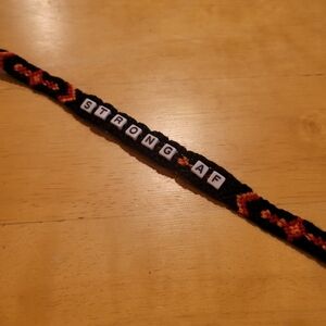 "Strong AF" Friendship Bracelet